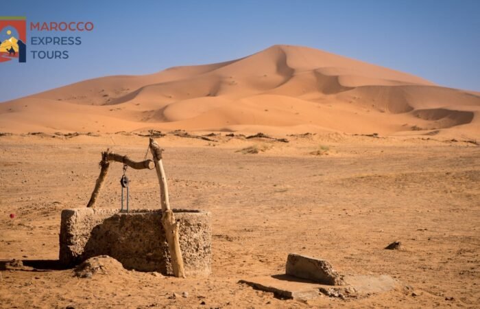Il pozzo dei nomadi ai piedi della grande duna