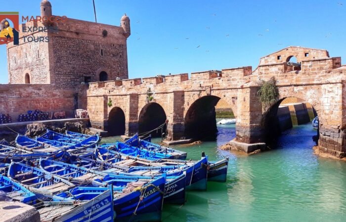 Le barche blu del porto di Essaouira