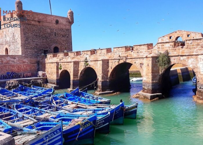Le barche blu del porto di Essaouira