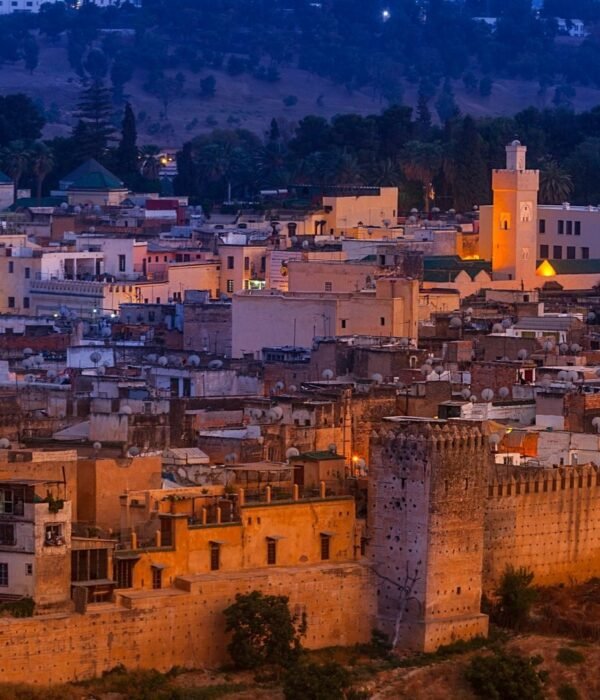 La medina di Fès al crepuscolo