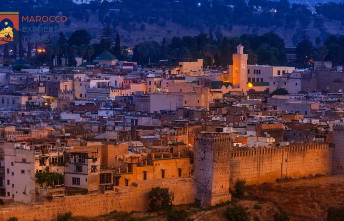 La medina di Fès al crepuscolo