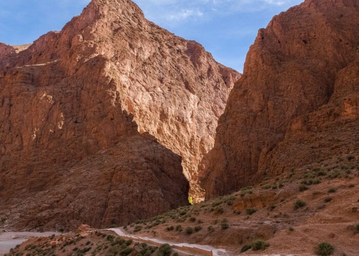 Le pareti verticali del Todra