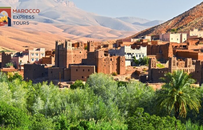 Villaggio di kasbah nella valle del Dades
