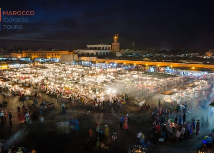 Jemaa el-Fna di notte