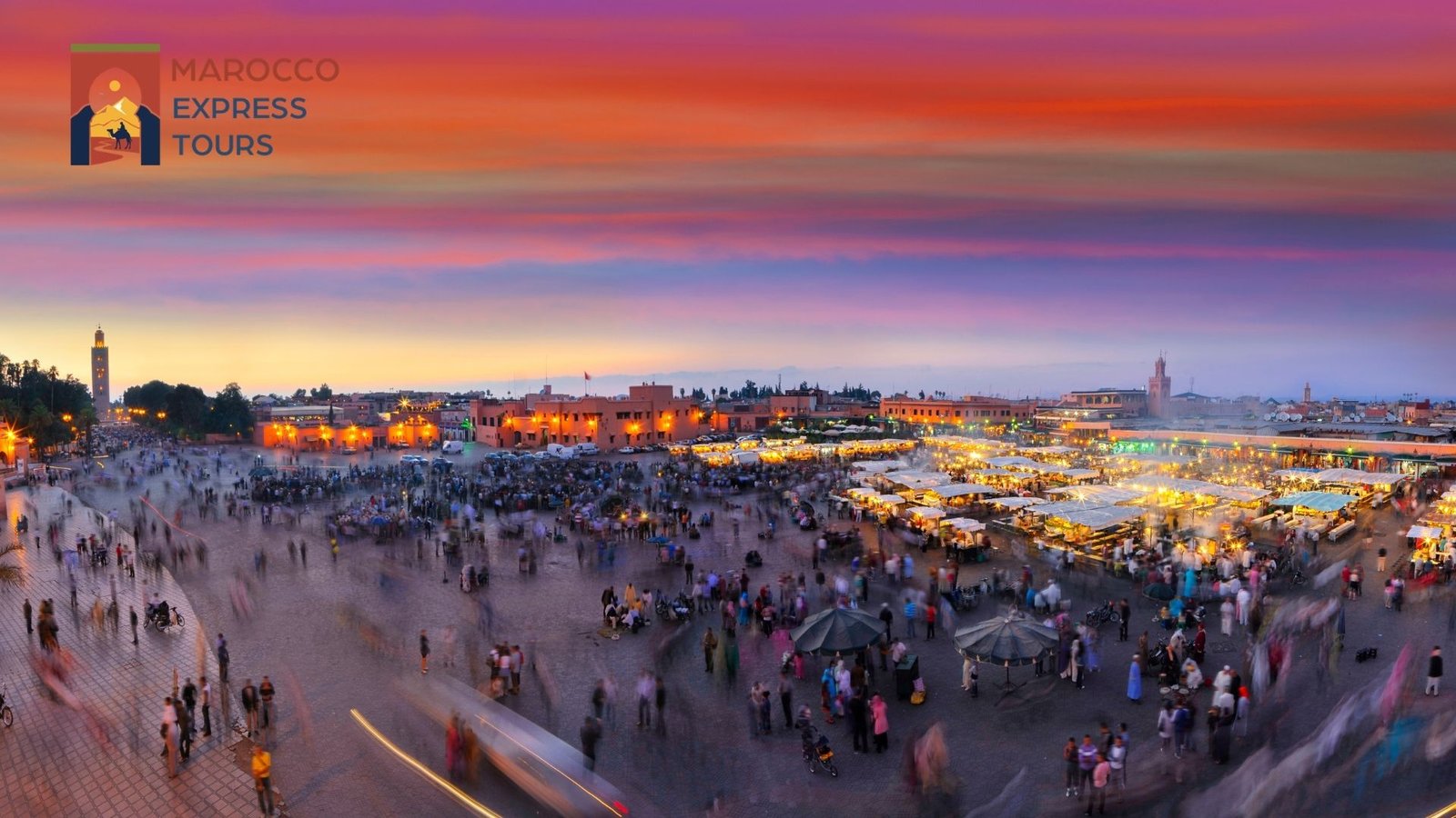 Jemaa el-Fna al tramonto