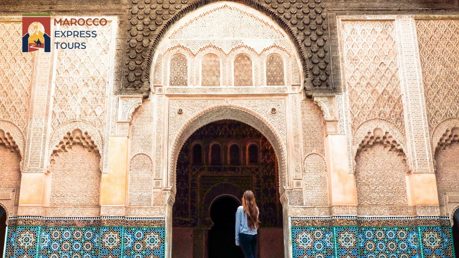 Il portale della madrasa Ben Youssef