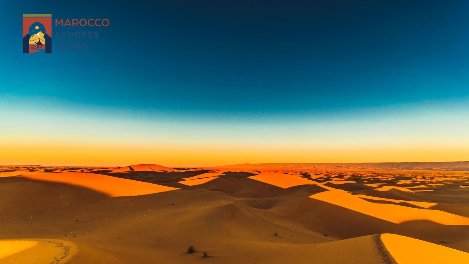 Le dune di M'hamid al tramonto
